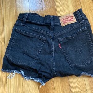 Black Levi shorts